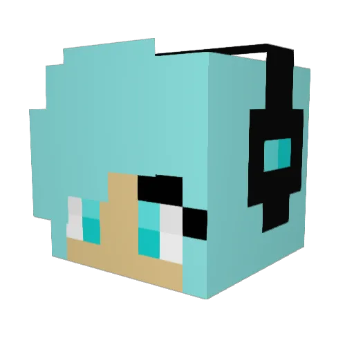 carlagarcia10 Minecraft avatar head, 3D render
