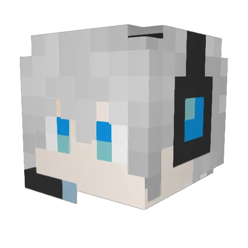 carlala00 Minecraft avatar head, 3D render