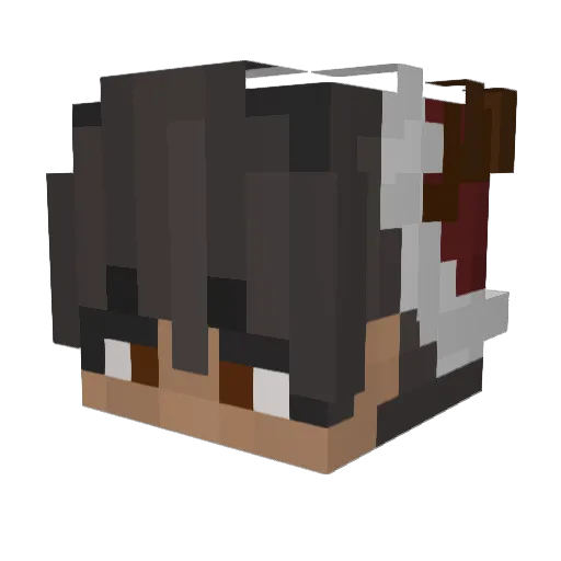 carlaseo Minecraft avatar head, 3D render