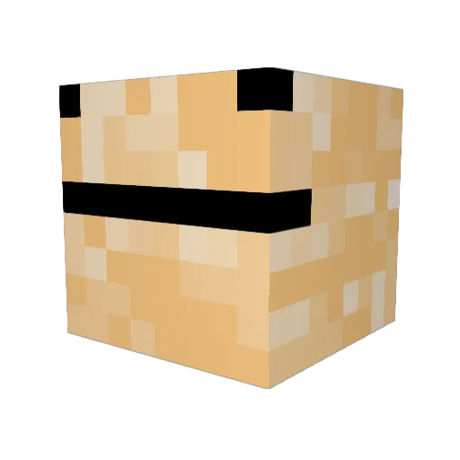carley1090 Minecraft avatar head, 3D render
