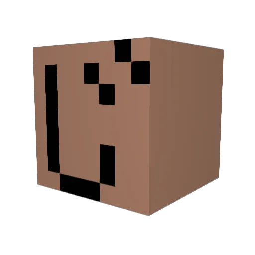 carlimuamazon Minecraft avatar head, 3D render