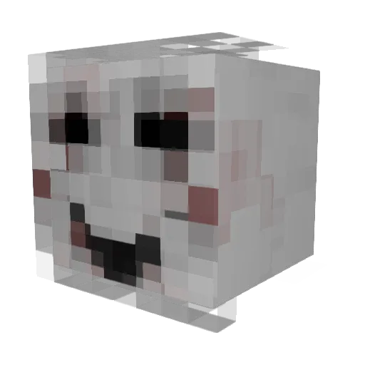 carlitosyanary Minecraft avatar head, 3D render
