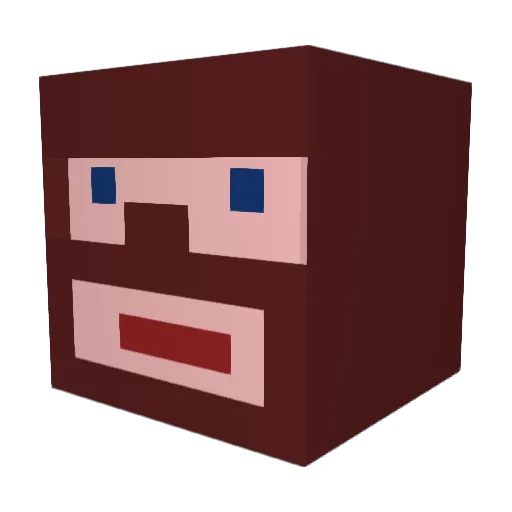 carljames0603 Minecraft avatar head, 3D render