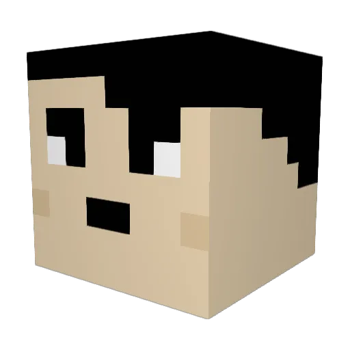 carljaymiel Minecraft avatar head, 3D render