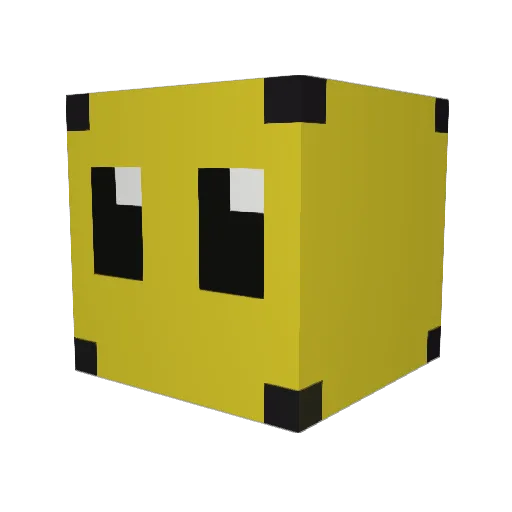 carllonborg Minecraft avatar head, 3D render