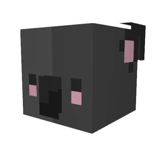 carlo_02 Minecraft avatar head, 3D render