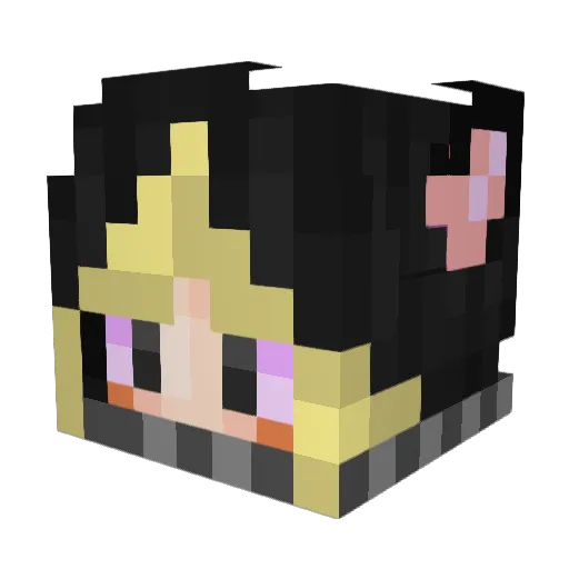 carlomar Minecraft avatar head, 3D render