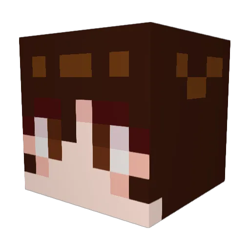 carlos11054 Minecraft avatar head, 3D render