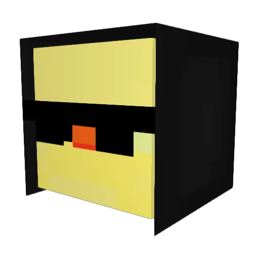 carlos1117 Minecraft avatar head, 3D render
