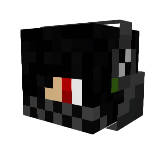 carlos12_123 Minecraft avatar head, 3D render