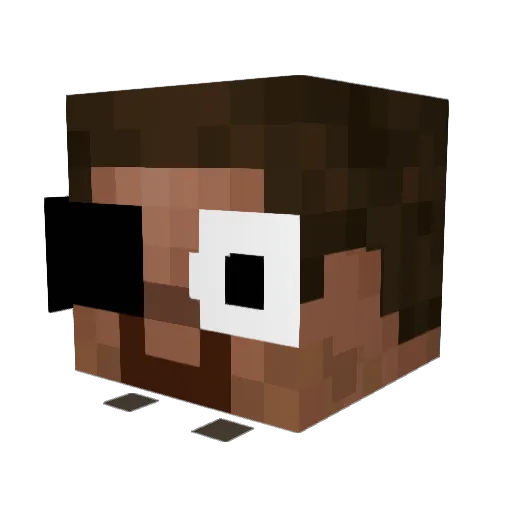 carlos86carlos Minecraft avatar head, 3D render