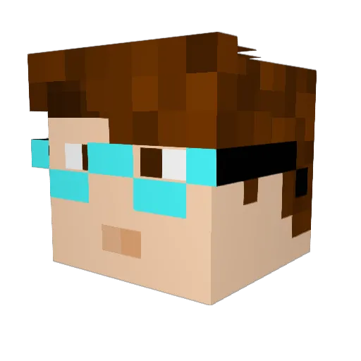 carlosbravo2121 Minecraft avatar head, 3D render