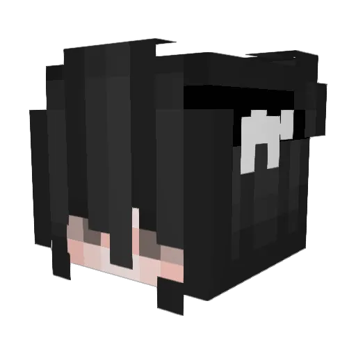 carlossibim Minecraft avatar head, 3D render