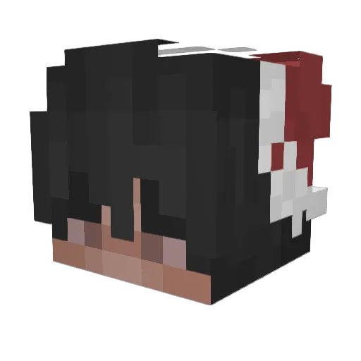 carlossimeone Minecraft avatar head, 3D render