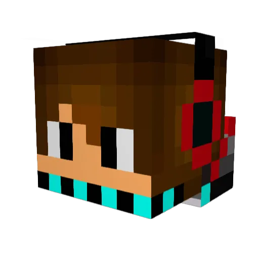 carlover28 Minecraft avatar head, 3D render