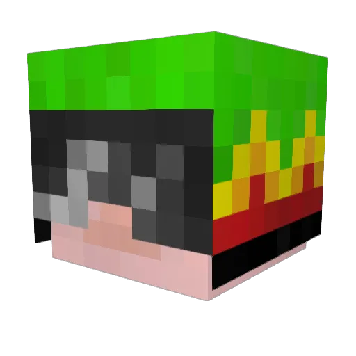 carlover9112 Minecraft avatar head, 3D render