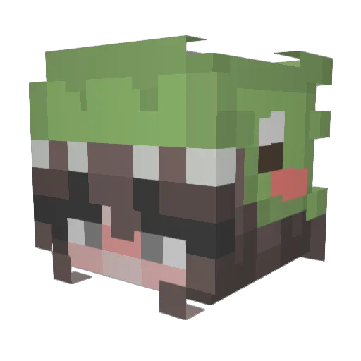 carly9731 Minecraft avatar head, 3D render