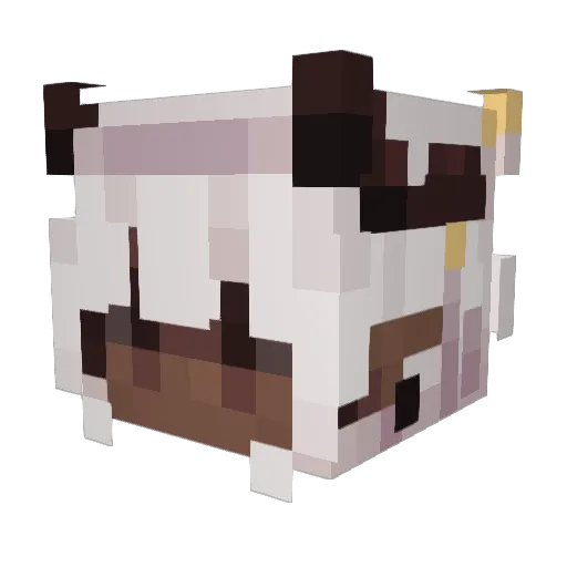 carlyXcarly Minecraft avatar head, 3D render