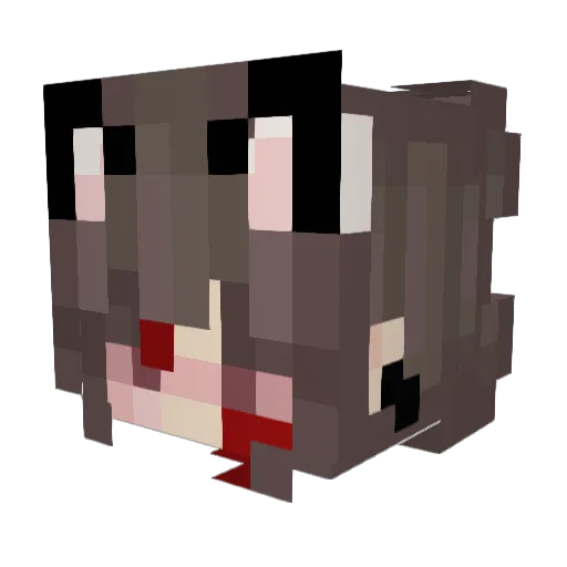 carly_lee Minecraft avatar head, 3D render