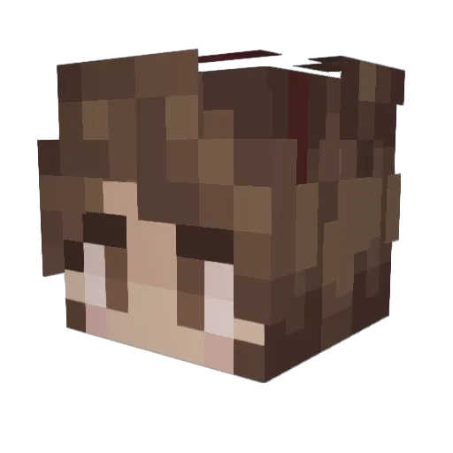carmenskyway Minecraft avatar head, 3D render