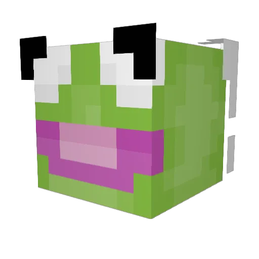 carmexxxx Minecraft avatar head, 3D render