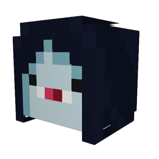carmlav Minecraft avatar head, 3D render