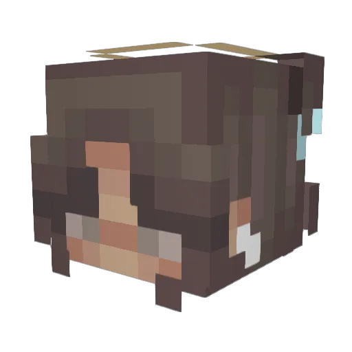 carmz278 Minecraft avatar head, 3D render