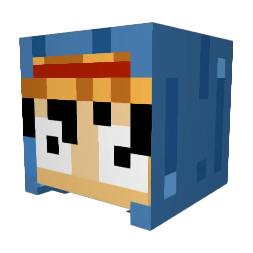 carnelltate17 Minecraft avatar head, 3D render