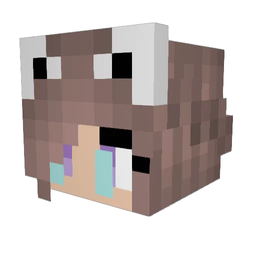 caro175 Minecraft avatar head, 3D render
