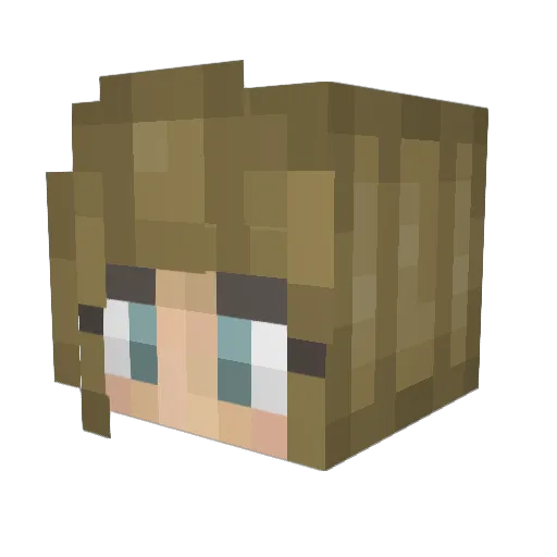 caro4512 Minecraft avatar head, 3D render