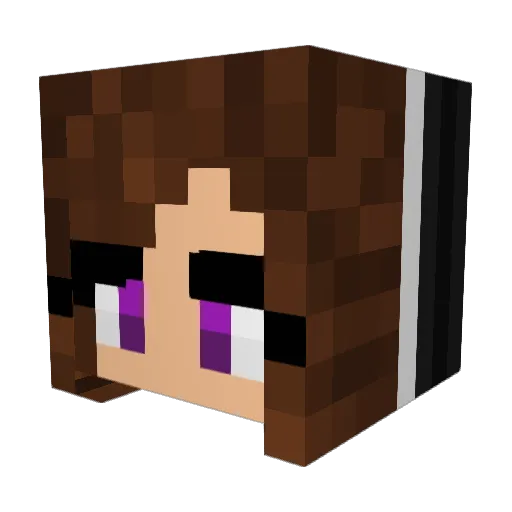 carolinefan7 Minecraft avatar head, 3D render