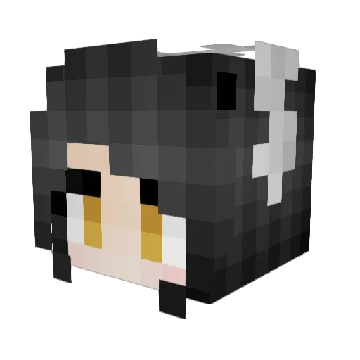 carondeb Minecraft avatar head, 3D render