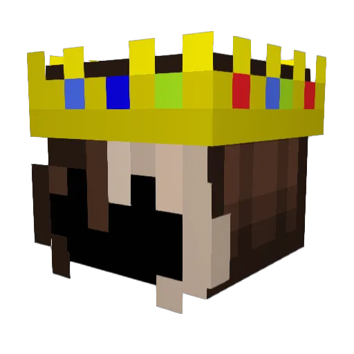 carpett_ Minecraft avatar head, 3D render