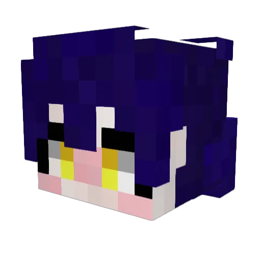 carpfishball Minecraft avatar head, 3D render