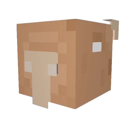 carpincho_20 Minecraft avatar head, 3D render