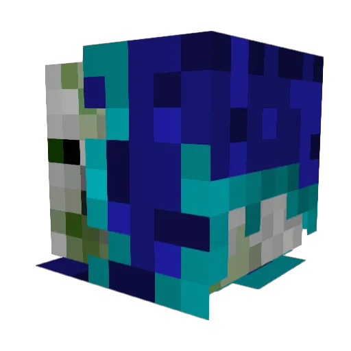 carpinder Minecraft avatar head, 3D render
