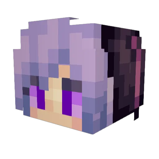 carreblar Minecraft avatar head, 3D render