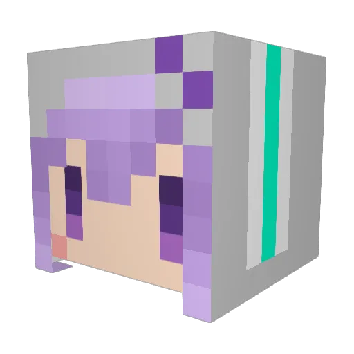 carren31 Minecraft avatar head, 3D render