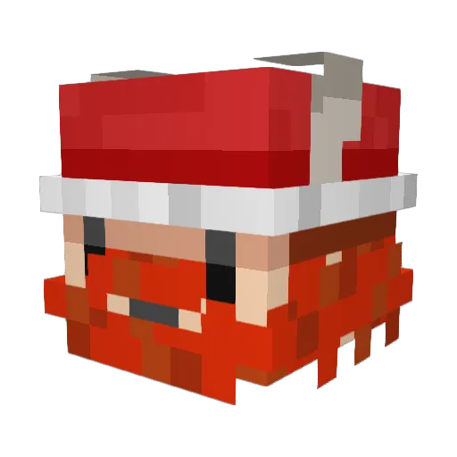 carrot2001 Minecraft avatar head, 3D render