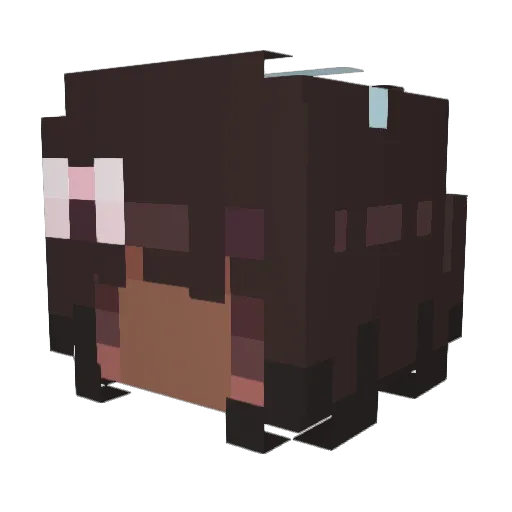 carrot_bomb Minecraft avatar head, 3D render