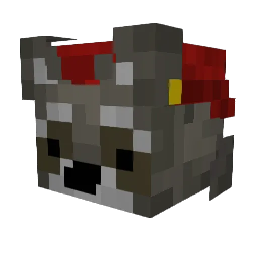 carrotlover26 Minecraft avatar head, 3D render
