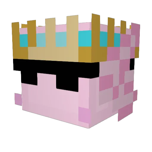 carrottree1 Minecraft avatar head, 3D render