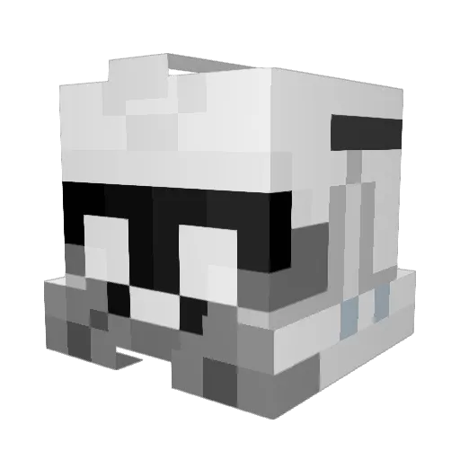 carrrrllll Minecraft avatar head, 3D render