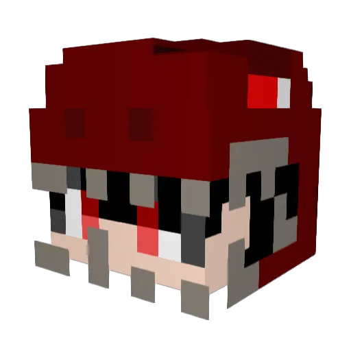 carryme7007 Minecraft avatar head, 3D render