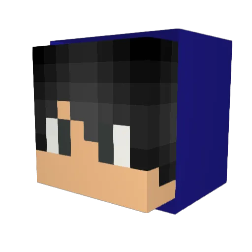 carsabc Minecraft avatar head, 3D render