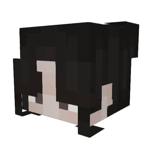 carsimy Minecraft avatar head, 3D render