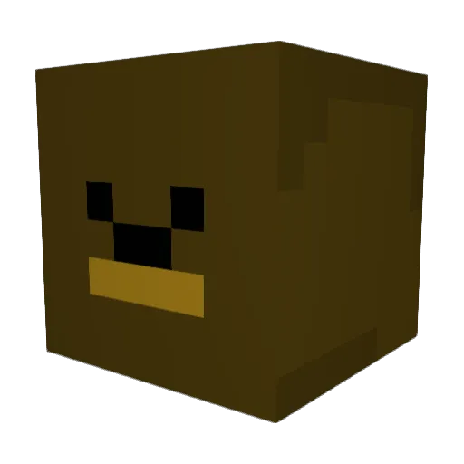carson13 Minecraft avatar head, 3D render