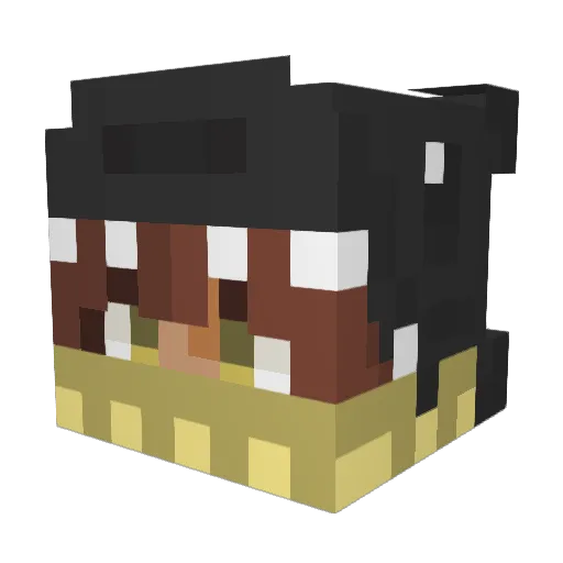 carson1666 Minecraft avatar head, 3D render