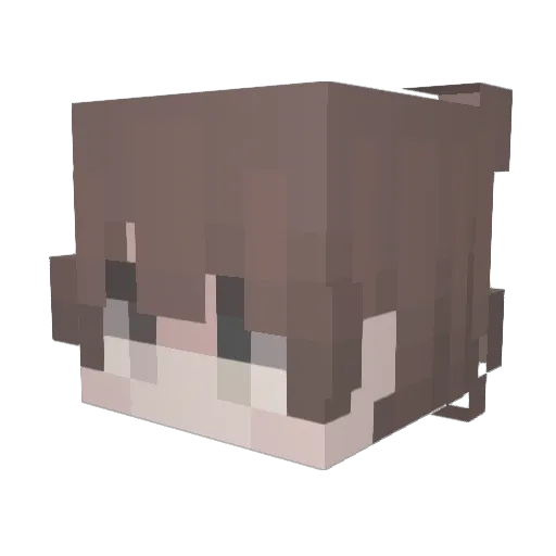 carsonbarson Minecraft avatar head, 3D render