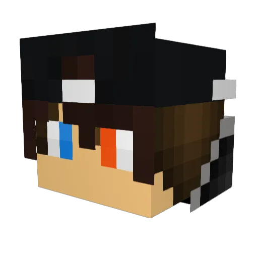 carsonias17 Minecraft avatar head, 3D render